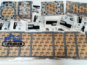 ชุดปะเก็นด้านบนอะไหล่เครื่องยนต์ XPower รุ่นใหม่ 3800730 สีดำ สำหรับเครื่องยนต์ดีเซล K38 KTA38 รถขุดตีนตะขาบ - Product Image 2