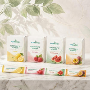 24 Sticks Vegan Electrolytes Drinks Mix Powder Sachet Daily Fast Hydration Supplement No <b>Sugar</b> Electrolyte Powder <b>Packets</b> - Product Image 1
