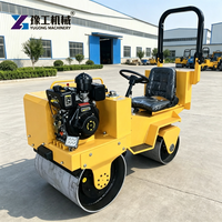 Compacteur à rouleaux routiers de 4 tonnes avec pression de tambour réglable pour différents types de surfaces