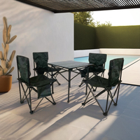 Ensemble de mobilier de jardin moderne en alliage d'aluminium table à oeufs avec plage pour entrepôt hôtel salle de sport panneau en tissu rotin