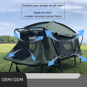 Tente de lit bébé pour le camping, tentes à installation facile, lit de camping portable et tente pour le camping familial en plein air - Product Image 6