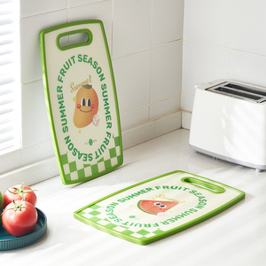 Tabla de Cortar con Borde Antideslizante y Antiderrames, Tabla de Picar Libre de BPA, Apta para Alimentos, Tapete de Cocina para Frutas, Verduras, <span class=keywords><strong>Carne</strong></span>, Uso Diario - Product Image 4