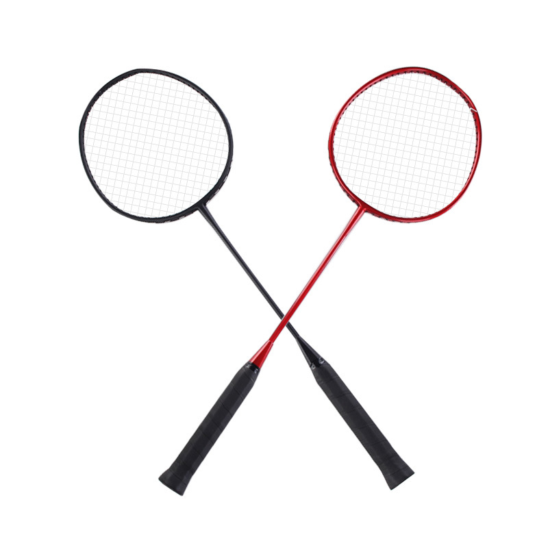 Durable Professional Single Carbon Badminton Racket with Customizable Color & Logo Lightweight 84g for Outdoor Sports
