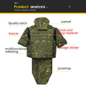 Chaleco táctico de liberación rápida cortado con láser con armadura de hombro de PE estilo ruso — equipo de protección total - Product Image 6