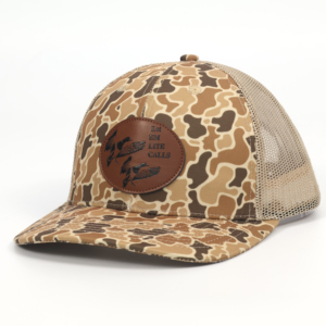 Tùy chỉnh màu sắc khác nhau và Camo Trucker Hat với da vá trucker cap - Product Image 3