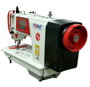 YBAO H8 New Super Silent Industrial Computerized <b>Automatic</b> High-Speed Flat-Bed Lockstitch <b>Sewing</b> <b>Machine</b> Motor Stainless Steel - Product Image 4