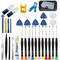 Best-seller transfrontalier : Ensemble de tournevis de précision professionnel 37 pièces pour réparation de téléphones portables (Torx/Phillips/Plat)