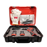 Perceuse sans fil sans balais 16,8 V, batterie lithium, perceuse électrique, machine de perçage puissante pour le bois et le métal