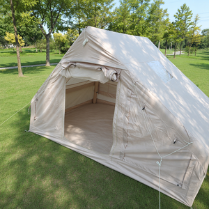 Carpa Inflable Portátil <span class=keywords><strong>de</strong></span> 6.3 m², Nivel Inicial, Una Puerta, Oxford 210D, Color Caqui, Glamping, Cabina <span class=keywords><strong>de</strong></span> Aire, Fácil Instalación, Equipo Económico - Product Image 1