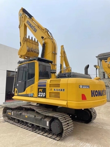 Excavatrice sur chenilles Komatsu PC220 d'occasion de marque japonaise en parfait état de fonctionnement Les composants principaux comprennent un moteur en vente - Product Image 5
