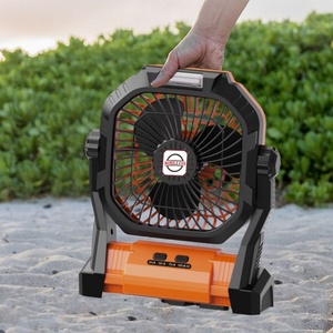 Ventilador de Camping Recargable de 20000mAh con USB Tipo-C, Portátil para Uso en Exteriores y en el Automóvil, Motor sin Escobillas de Bajo Ruido - Product Image 1