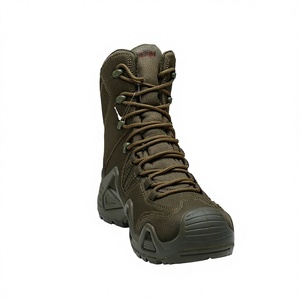 Bottes tactiques d'extérieur imperméables pas chères à semelle en caoutchouc pour le désert, l'entraînement, l'été et l'hiver – Grandes tailles disponibles en promotion - Product Image 1
