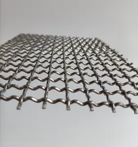 Extra-Rigid Stainless Steel Wire Cloth For Barriers Shields Dividers And Guards