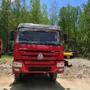 二手Sinotruk Howo卡车375hp自卸车6*4出售给加纳