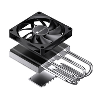 Refroidisseur de processeur Jonsbo HP400S avec 4 caloducs, ventilateur PWM 90 mm 4 broches, roulement à billes en cuivre et aluminium, LED RGB pour boîtier d'ordinateur