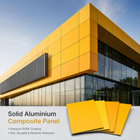 Panneau composite en aluminium ignifuge de style marbre moderne pour la décoration extérieure des villas
