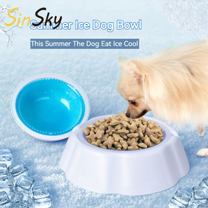 SinSky grosir Newfangled mangkuk makanan anjing dingin turun mencegah Heatstroke mangkuk hewan peliharaan pengumpan gaya baru mangkuk makanan anjing - Product Image 2