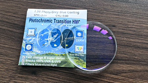 Lente de revestimiento AR de alta calidad JAB, lente óptica de visión única gris con foto PGX HMC, lente óptica, lentes ópticas fotocromáticas - Product Image 5