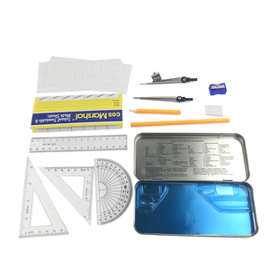 Factory Hot Selling 13Pcs Metal Math <strong>Set</strong> Oxford <strong>Geometric</strong> <strong>Set</strong> for Mathematics - Product Image 6