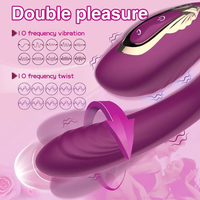Vibrateur portable étanche IPX6 à télécommande, stimulateur du point G et du clitoris, 10 vitesses, recharge Type-C, pour femmes - Vente flash