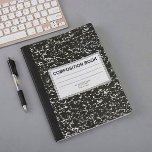 Custom <b>School</b> Composition Notebook Saddle Stitched & Sewing Binding Kraft Paper 60 Sheets CMYK Printed Student Exercise <b>Book</b> - Product Image 6
