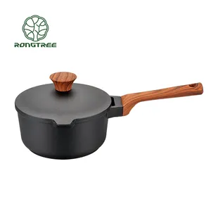 Cổ điển 8-mảnh đúc nhôm Cookware Set kim loại bền vững nhà bếp yếu tố cần thiết