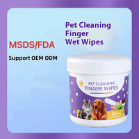 Lingettes humides douces PetFit OEM ODM pour chiens et chats, soin buccal et auriculaire, formule douce et nettoyage en profondeur