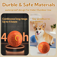 ABS USB Wiederaufladbarer Vibrations-Hundeball mit Schaltersteuerung für drinnen – Elektrisches Rollspielzeug für Hunde