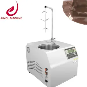 Chocolate tempering machine small automatic mold enrobing coating moulding melting machinery dispenser waterfall for sale