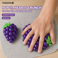 Jouet Squishy Raisin TONGXIN, Cadeau d'Anniversaire, Remplissage de Sac Cadeau, Jouets Squishy en Forme de Boule, Lot en Gros à Vendre
