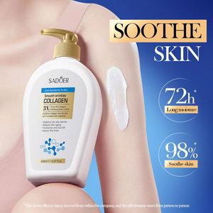 SADOER <span class=keywords><strong>Precio</strong></span> al por Mayor, Loción <span class=keywords><strong>Corporal</strong></span> con Triple Colágeno, <span class=keywords><strong>Crema</strong></span> Blanqueadora de la <span class=keywords><strong>Mejor</strong></span> <span class=keywords><strong>Calidad</strong></span>, Niacinamida, Loción <span class=keywords><strong>Corporal</strong></span> Humectante y Calmante para Piel Seca - Product Image 3
