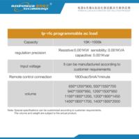 Alimentation à découpage pour onduleur connecté au réseau, pour bancs de charge CA programmables IP-RLC 10~100kW, écran tactile/PC