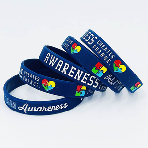 Braccialetto di Consapevolezza Personalizzato con Logo Stampato per Organizzazioni Non Profit e Fondazioni - Product Image 3