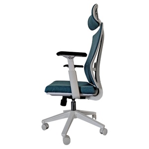 Chaise de bureau ergonomique moderne avec dossier en maille extensible, vente directe d'usine, matériau en tissu - Product Image 2
