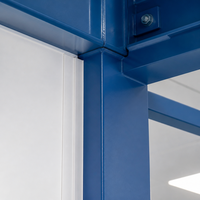 Structure en acier modulaire personnalisable à double pente pour entrepôt, idéale pour centre de distribution