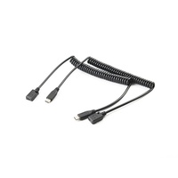 Kabel Data OEM ODM 3A Pengisian Cepat Kecepatan Tinggi Tipe-C/Mini Micro USB 1.8m untuk Ponsel & Tablet Android Hitam/Putih Transfer Data