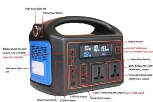 Station <span class=keywords><strong>d</strong></span>'alimentation domestique, batterie externe 80000mah, alimentation portable, AC 300W, onde pure pour ventilateur, télévision, petit réfrigérateur - Product Image 3