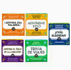 Juego <span class=keywords><strong>de</strong></span> Cartas Bilingüe Español-Inglés - Mazo Personalizado Premium para Reuniones Familiares y Entretenimiento Posterior a la Cena - Product Image 4