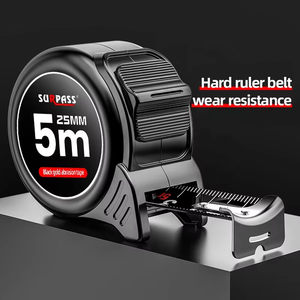 <span class=keywords><strong>Nastro</strong></span> di misura resistente all'usura altamente raccomandato 5m * 25mm <span class=keywords><strong>nastro</strong></span> di plastica <span class=keywords><strong>professionale</strong></span> comodo in acciaio - Product Image 6