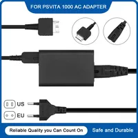 Kabel Catu Daya Adaptor AC Pengisi Daya Dinding Rumah Colokan EU/US untuk PSP/PSV 1000/2000 Host ACCU PSP1000/2000/3000 Sumber Daya Game