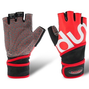 Guantes de Fitness Bcodin de Cuero PU Transpirables para Levantamiento de Pesas, Gimnasio, Entrenamiento, Protección de Palmas para Hombres, Mujeres, Unisex - Product Image 3