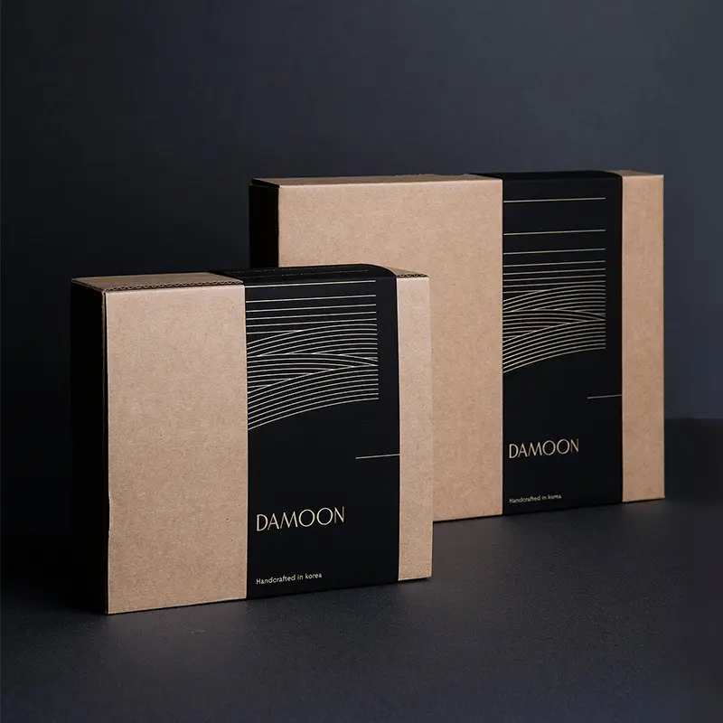 Op Maat Gemaakte Fancy Design Opvouwbare Draagbare Gegolfd Papier Verpakking Mailing Box Met Logo