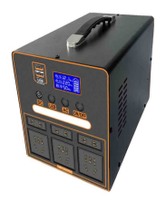 Générateur solaire domestique, charge AC-DC, stockage d'énergie, 2000W, étanche, station d'alimentation portable, alimentation solaire 300W, éclairage LED