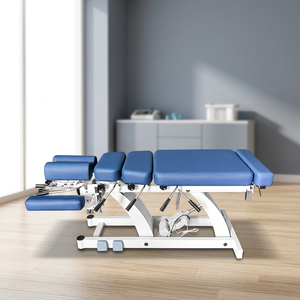 Table de chiropratique électrique silencieuse multifonctionnelle, réglable en hauteur, pour la physiothérapie, l'ajustement de la colonne vertébrale, le massage et les traitements - Product Image 3