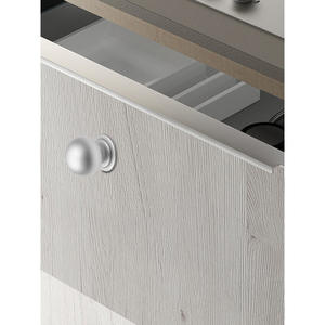 Modern Minimalist Single-Hole Furniture Handle Small Drawer <b>Bedside</b> <b>Table</b> and Wardrobe Door Knob Elegant Minimalist Style - Product Image 1