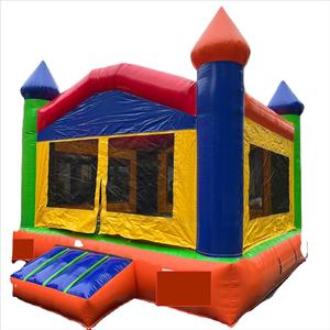 <span class=keywords><strong>Mini</strong></span> terrain de jeu gonflable coloré de château plein d'entrain personnalisé 13x13 <span class=keywords><strong>Trampoline</strong></span> sautant extérieur d'enfants <span class=keywords><strong>Maison</strong></span> gonflable de rebond pour la partie - Product Image 1