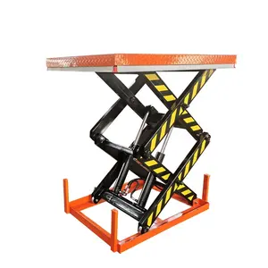 Pulley Handling, Large Capacity, Convenient and Practical, Safe operation, Fixed Scissor lLft Platform