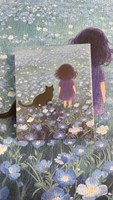 Puzzle de 1000 pièces sur le thème des champs de fleurs violettes - Jouet éducatif DIY de haute qualité