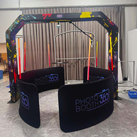 Neues Design: Sky Overhead Spinning Kamera – Tragbare 360°-Video-Booth für Studio- und Social-Media-Videos, energiesparend