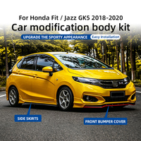 Kit carrosserie Yofer : Aileron de coffre arrière, extension de toit, lèvre de coffre, séparateur de pare-chocs pour Honda Fit Jazz GK5 3ème génération - Accessoires